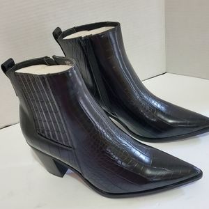 BLACK MULTI BOOTIE, OLWEN, SIZE 10. NIB